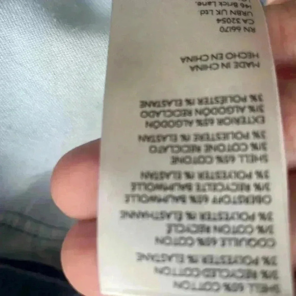 Anthropologie Pilcro Women's 25 Blue Gwen Mid
Rise Wide Leg Boho Splatter Jeans - Picture 13 of 13